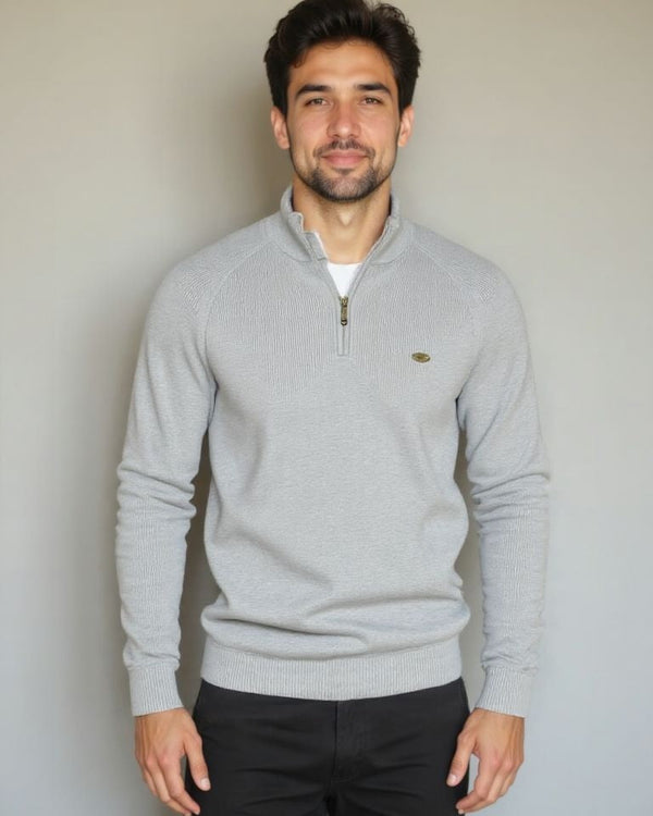 Christian™ | Sweater med Lynlås